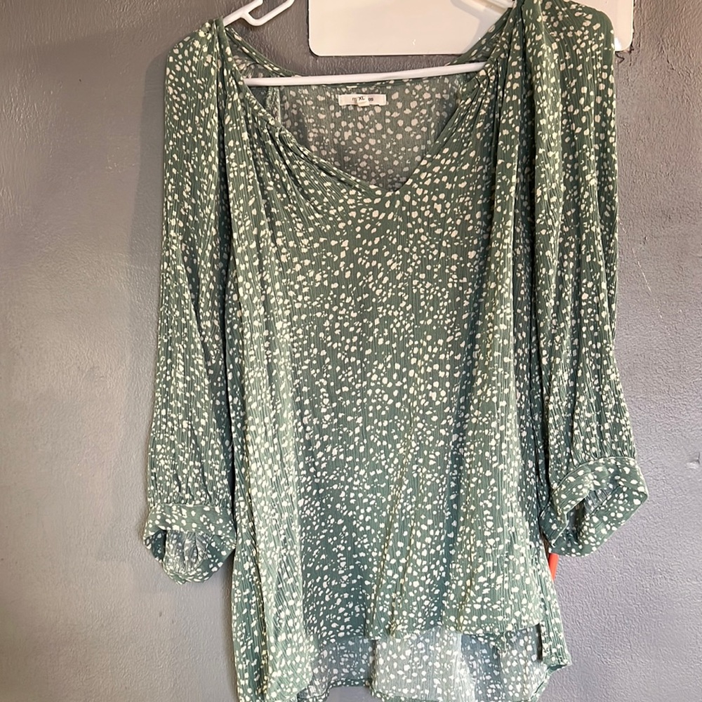Light green blouse